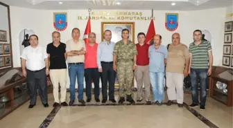 Kgc Üyelerinden Komutana Ziyaret