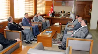 Türk Kızılayı Sivas Şube Başkanı Sarılar, Ürgüp'ü Ziyaret Etti