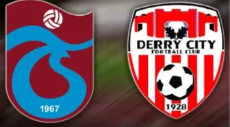 Trabzonspor-Derry City Kadrolar ve Notlar