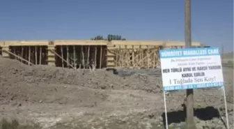 Ulaş'ta Hürriyet Mahallesi'ndeki Caminin Yapımı Devam Ediyor