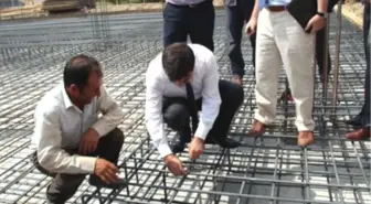 Vali Yılmaz, Okul İnşaatlarını İnceledi