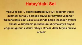 Hatay'daki Sel