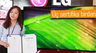 LG Kavisli Oled TV'ye 3 Yeşil Sertifika