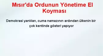 Mısır'da Ordunun Yönetime El Koyması