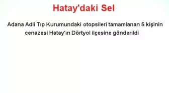 Hatay'daki Sel