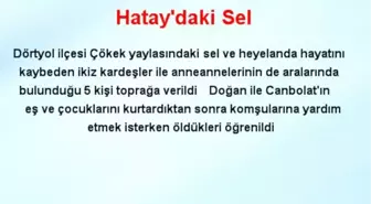 Hatay'daki Sel