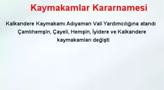 Kaymakamlar Kararnamesi