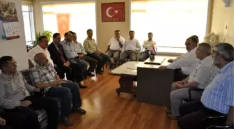 MHP İl Yönetiminden Kamusen'e Hayırlı Olsun Ziyareti