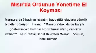 Mısır'da Ordunun Yönetime El Koyması