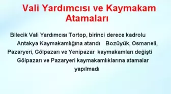 Vali Yardımcısı ve Kaymakam Atamaları