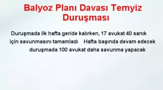 Balyoz Planı Davası Temyiz Duruşması