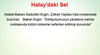 Hatay'daki Sel