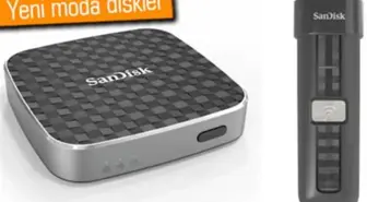 Sandisk'ten Kablosuz Flash Disk ve Medya Merkezi