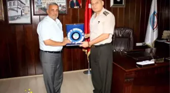 İl Jandarma Komutanı Yıdzı'dan Osmaneli Belediye Başkanı Isıkan'a Veda Ziyareti