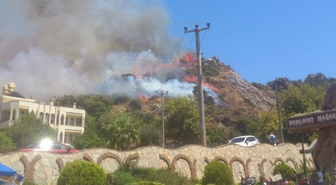Alanya Kalesi'nde Yangın
