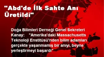 'Abd'de İlk Sahte Anı Üretildi'