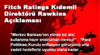 Fitch Ratings Kıdemli Direktörü Rawkins Açıklaması