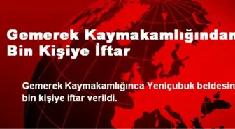 Gemerek Kaymakamlığından Bin Kişiye İftar