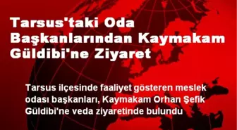 Tarsus'taki Oda Başkanlarından Kaymakam Güldibi'ne Ziyaret