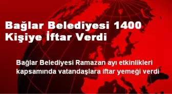 Bağlar Belediyesi 1400 Kişiye İftar Verdi