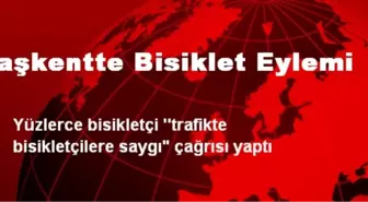 Başkentte Bisiklet Eylemi
