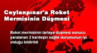 Ceylanpınar'a Roket Mermisinin Düşmesi