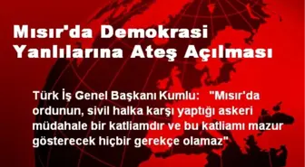 Mısır'da Demokrasi Yanlılarına Ateş Açılması