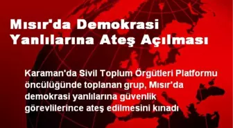 Mısır'da Demokrasi Yanlılarına Ateş Açılması