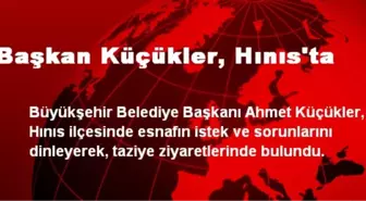 Başkan Küçükler, Hınıs'ta