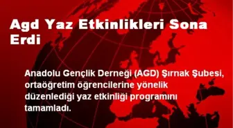 AGD Yaz Etkinlikleri Sona Erdi