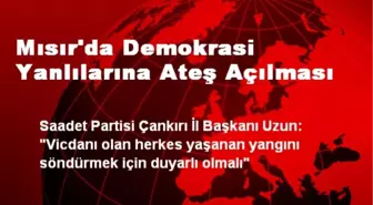 Mısır'da Demokrasi Yanlılarına Ateş Açılması
