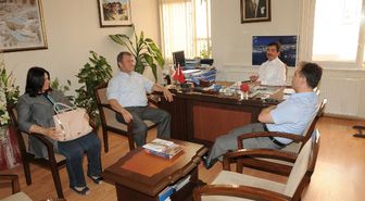 Kaymakam Görücü'den Özel İdare Sekreteri Oklu'ya Ziyaret