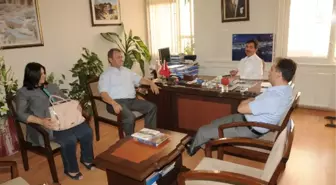 Kaymakam Görücü'den Özel İdare Sekreteri Oklu'ya Ziyaret