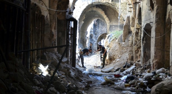 Halep'teki Tarihi Emevi Camii Nişancıların Eline Geçti