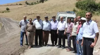 Hekimhan'ın Yukarı Saz Köyü'nde Asfalt Sevinci