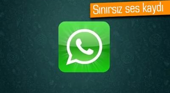 Whatsapp'e Sesli Mesaj Desteği Geldi