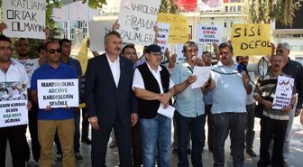 Denizli'de Mısır'daki Katliam Protesto Edildi