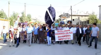 Van'da 150 Kişilik Grup, Mısır İçin Gösteri Yaptı