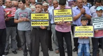 Mısır'daki Olaylar Osmancık'ta Protesto Edildi