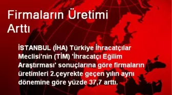 Firmaların Üretimi Arttı