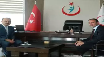 Vali Erol'dan İl Sağlık Müdürüne Veda Ziyareti