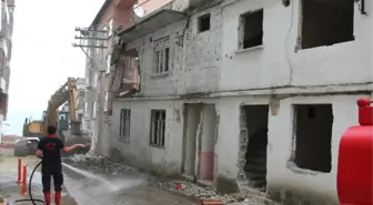 Giresun'da İlk Kentsel Dönüşüm İçin Yıkım Başladı