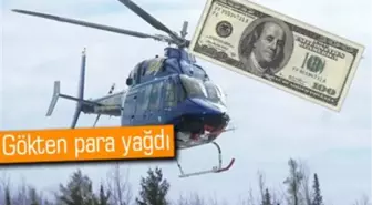 Helikopterden Para Yağdırdı, 2 Kişi Yaralandı