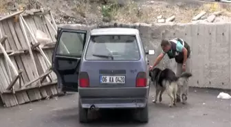 MHP Binasında Şüpheli Otomobil