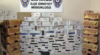 Sakarya'da Kaçak Sigara Operasyonu