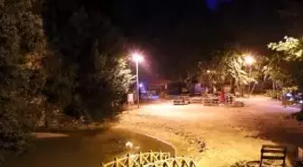 Erfelek Şelalesi Aydınlandı