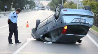 Samsun'da Otomobil Takla Attı: 2 Yaralı