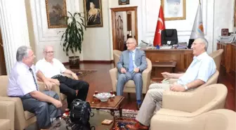 Vali Yardımcılarından Başkan Yılmaz'a Veda Ziyareti