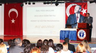 Özel Yüce Okulları'nda Hizmet İçi Eğitim Çalışmaları
