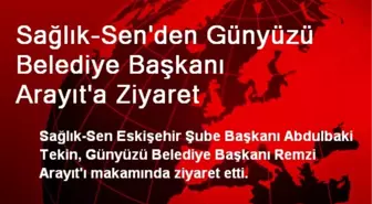 Sağlık-Sen'den Günyüzü Belediye Başkanı Arayıt'a Ziyaret